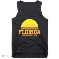 Florida The Sunshine State Retro Sun Tank Top thumb 0