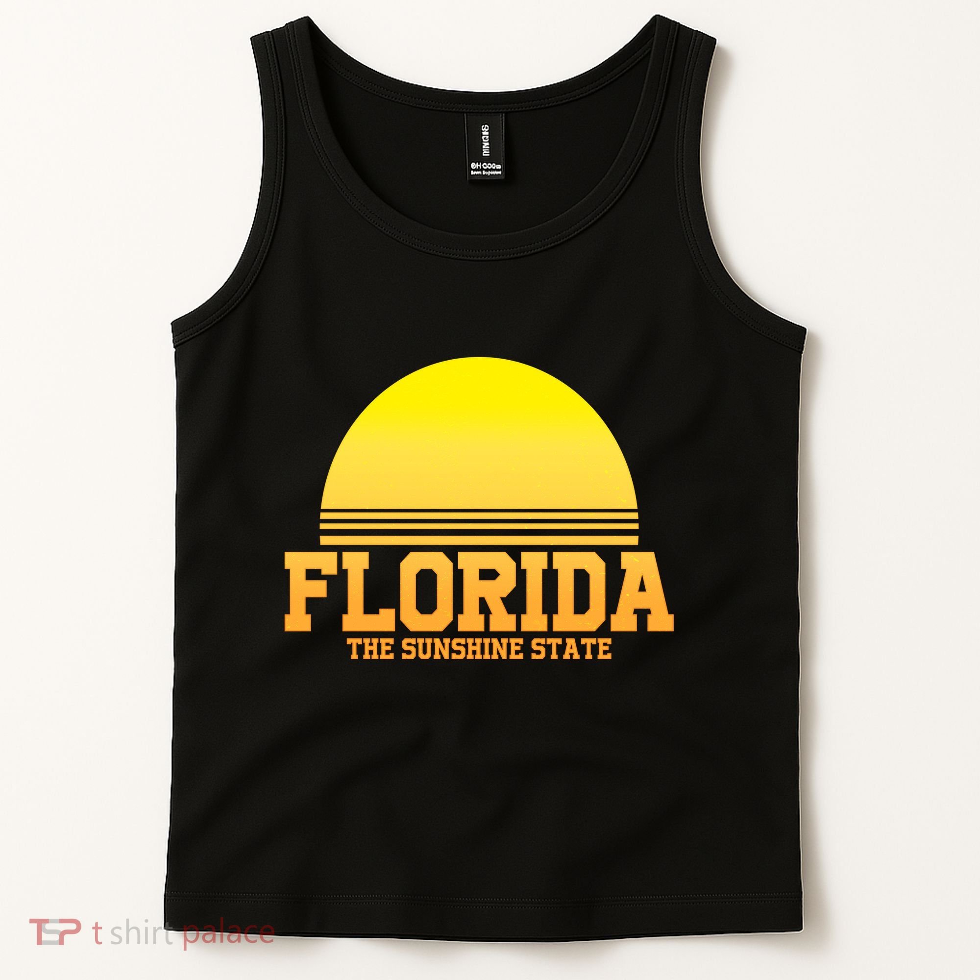 Florida The Sunshine State Retro Sun Tank Top