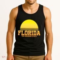 Florida The Sunshine State Retro Sun Tank Top thumb 3