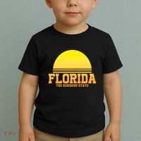 Florida The Sunshine State Retro Sun Toddler T-Shirt thumb 2