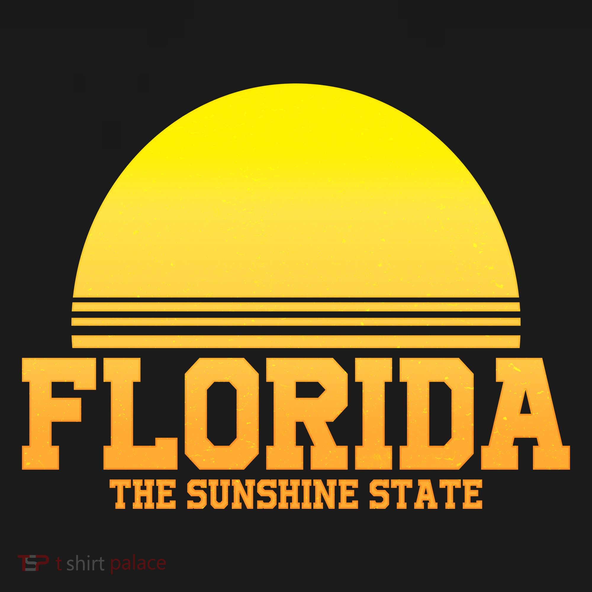 Florida The Sunshine State Retro Sun Visor