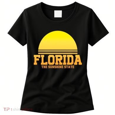 Florida The Sunshine State Retro Sun Women's T-Shirt
