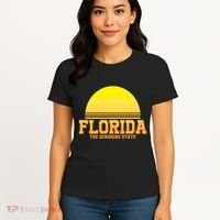 Florida The Sunshine State Retro Sun Women's T-Shirt thumb 4
