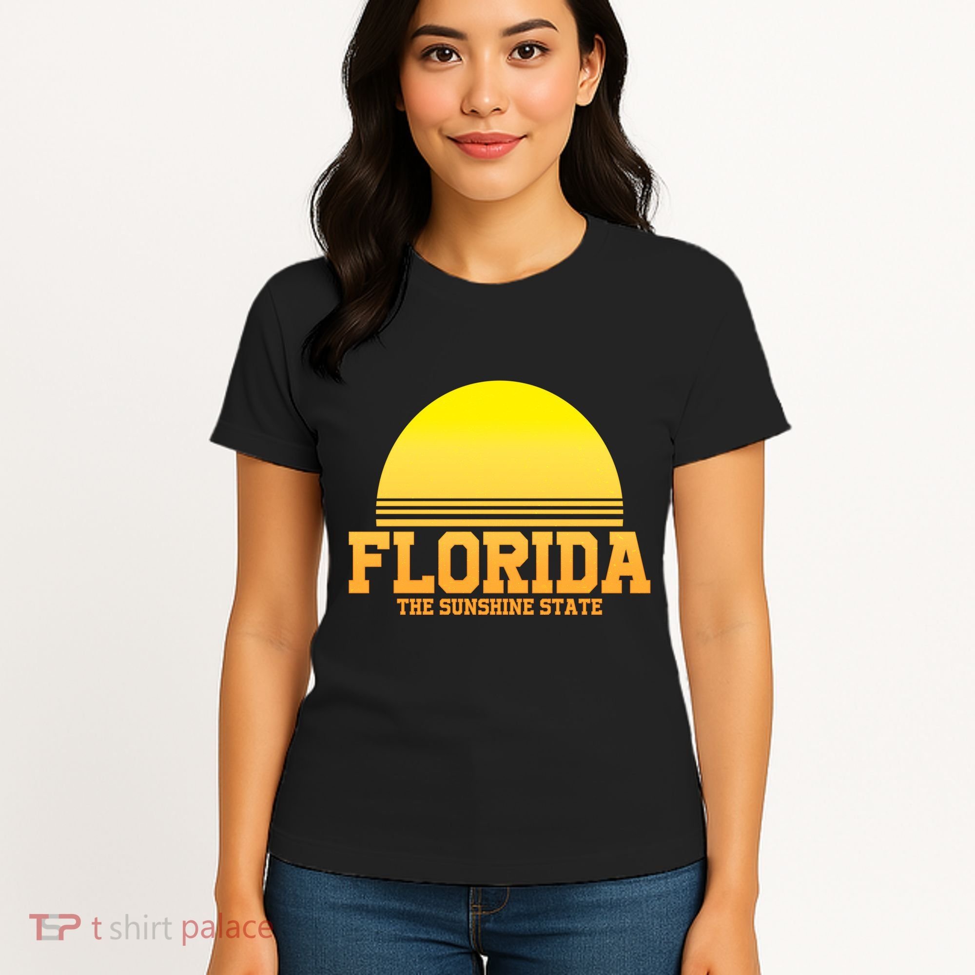 Florida The Sunshine State Retro Sun Women's T-Shirt