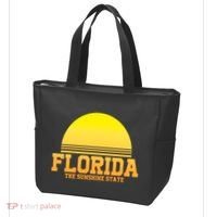 Florida The Sunshine State Retro Sun Tote Bag thumb 3