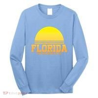 Florida The Sunshine State Retro Sun Long Sleeve Shirt thumb 0