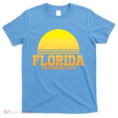 Florida The Sunshine State Retro Sun T-Shirt