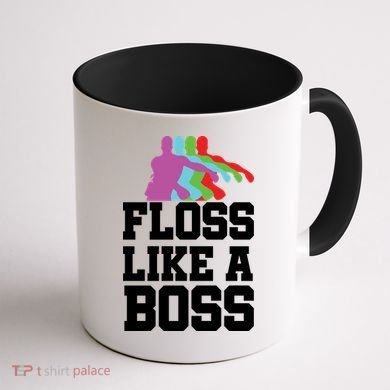 Floss Like A Boss Coffee Mug back