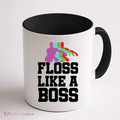 Floss Like A Boss Coffee Mug back