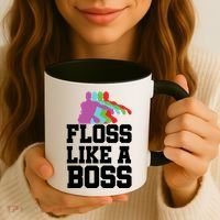 Floss Like A Boss Coffee Mug thumb 3