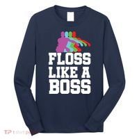 Floss Like A Boss Long Sleeve Shirt thumb 0