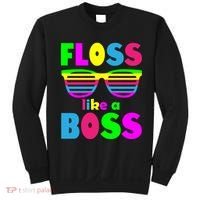 Floss Like A Boss 80's Style Retro Sweatshirt thumb 0