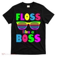 Floss Like A Boss 80's Style Retro T-Shirt thumb 0