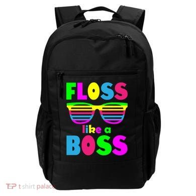 Floss Like A Boss 80's Style Retro Backpack