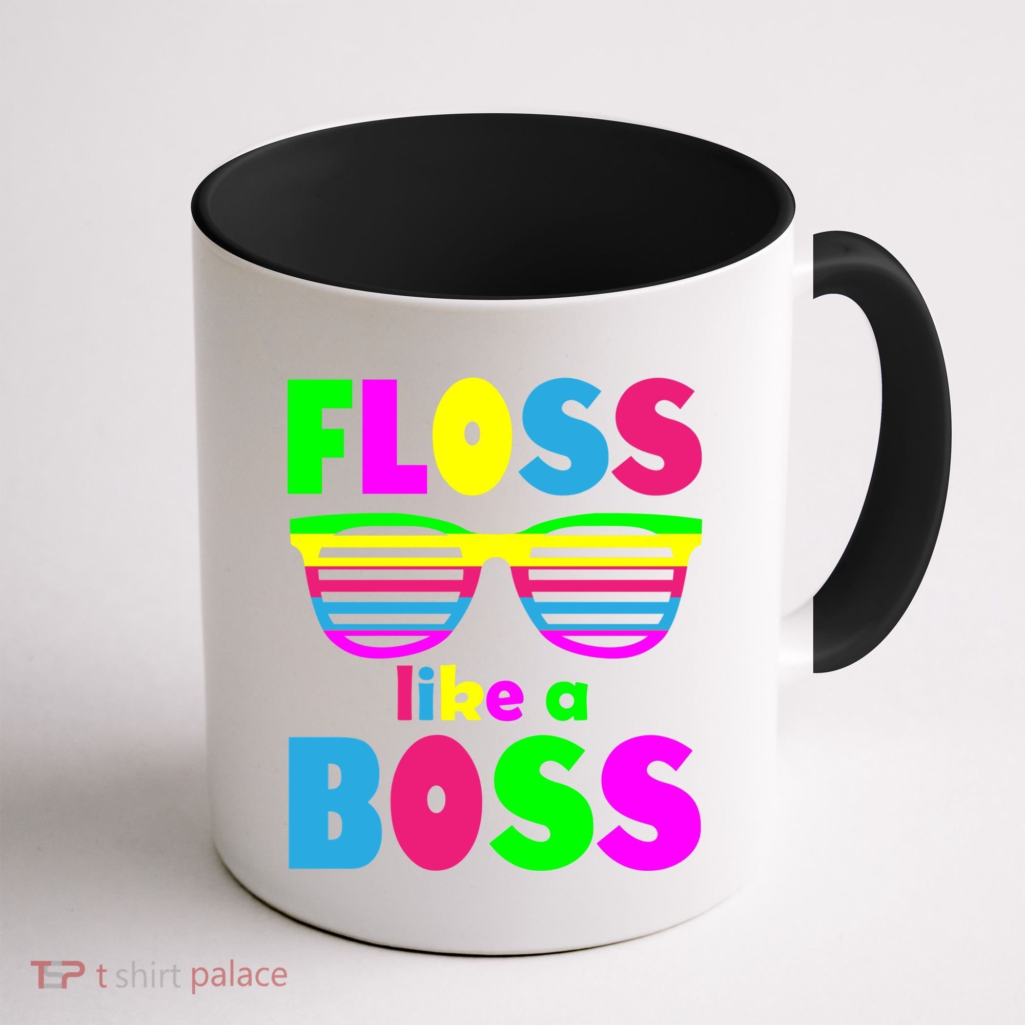 Floss Like A Boss 80's Style Retro Coffee Mug