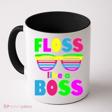 Floss Like A Boss 80's Style Retro Coffee Mug
