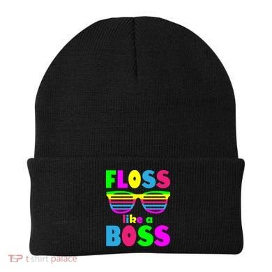 Floss Like A Boss 80's Style Retro Beanie