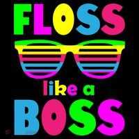 Floss Like A Boss 80's Style Retro Pajama Set thumb 2