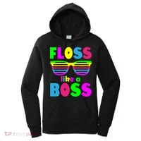 Floss Like A Boss 80's Style Retro Women's Hoodie thumb 0