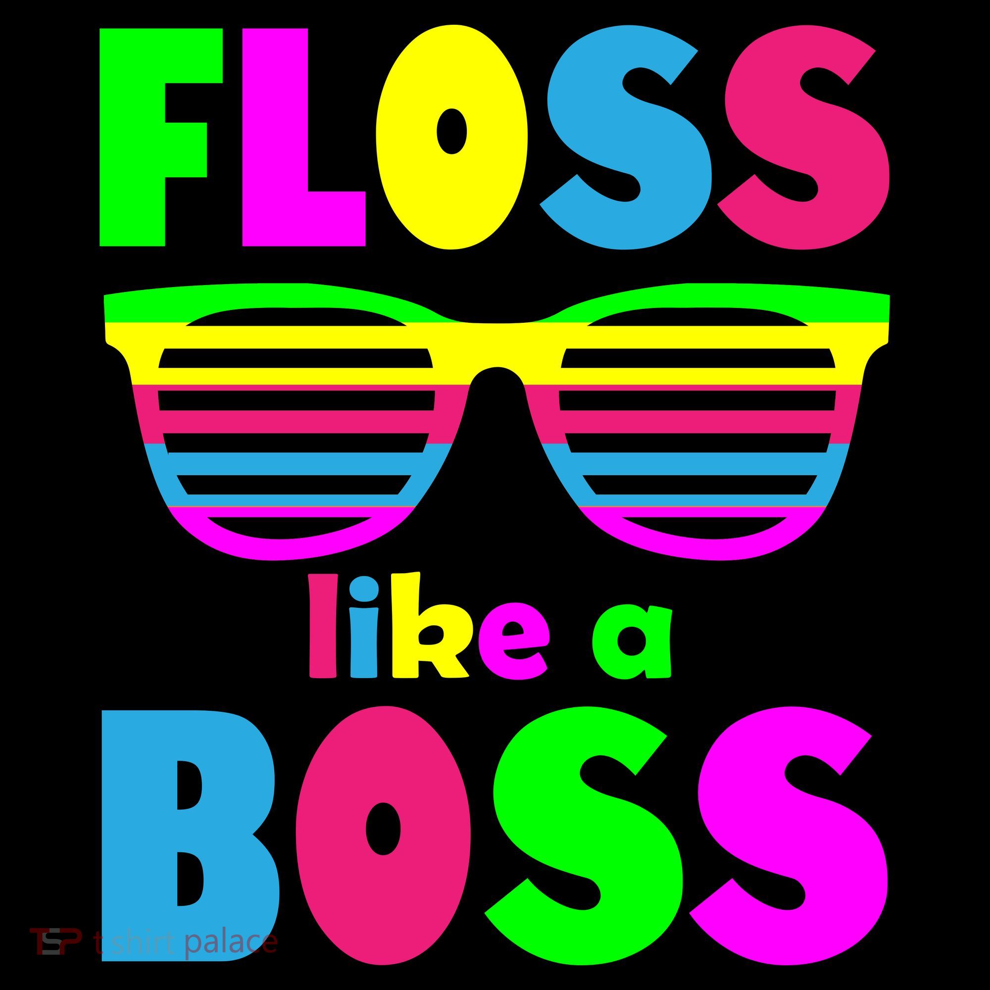 Floss Like A Boss 80's Style Retro Women's Hoodie