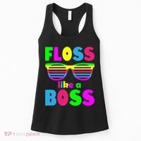 Floss Like A Boss 80's Style Retro Women's Tank Top thumb 0