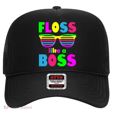 Floss Like A Boss 80's Style Retro Hat