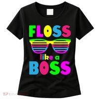 Floss Like A Boss 80's Style Retro Women's T-Shirt thumb 0