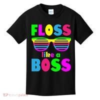 Floss Like A Boss 80's Style Retro Kids T-Shirt thumb 0