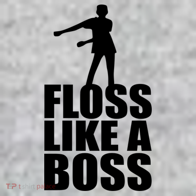 Floss Like A Boss Dance Logo The Baniff Cuffed Pom Beanie