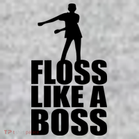 Floss Like A Boss Dance Logo The Baniff Cuffed Pom Beanie thumb 2