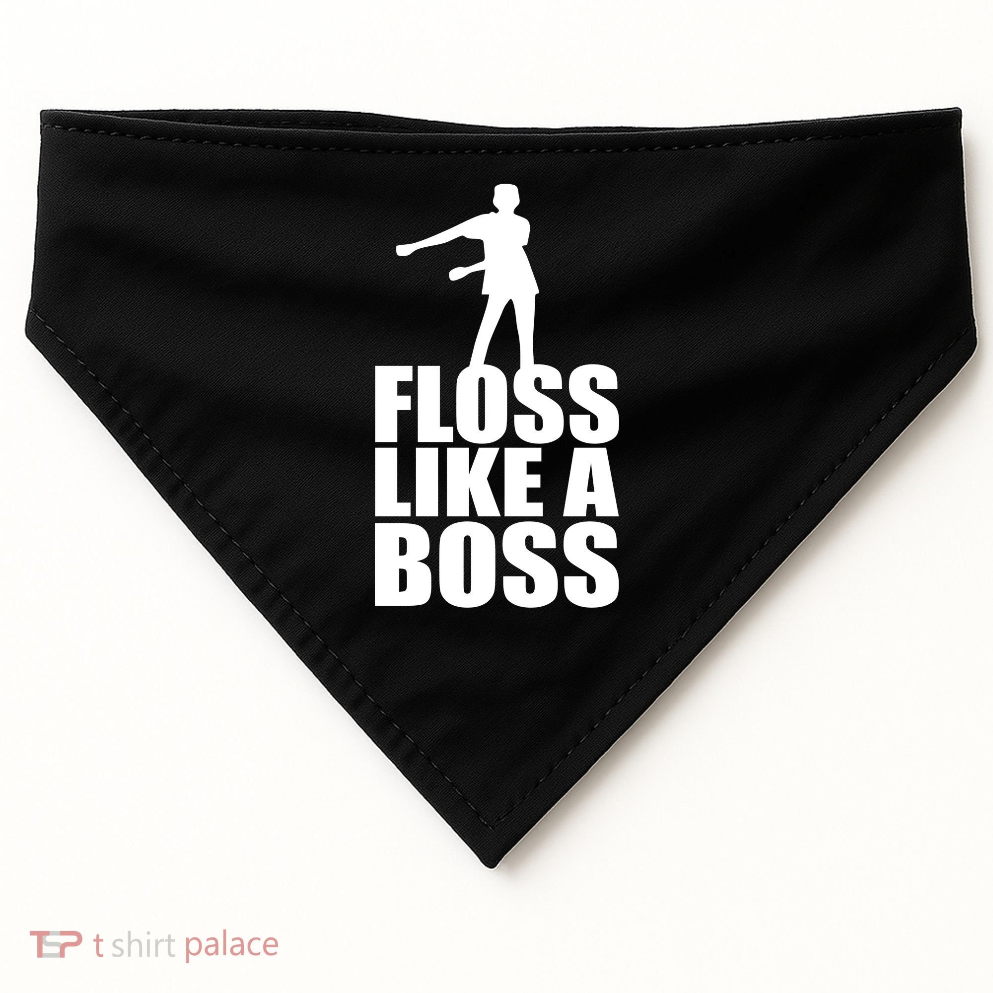 Floss Like A Boss Dance Logo USA-Made Doggie Bandana