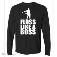 Floss Like A Boss Dance Logo Comfort Colors Heavyweight Long Sleeve T-Shirt thumb 0