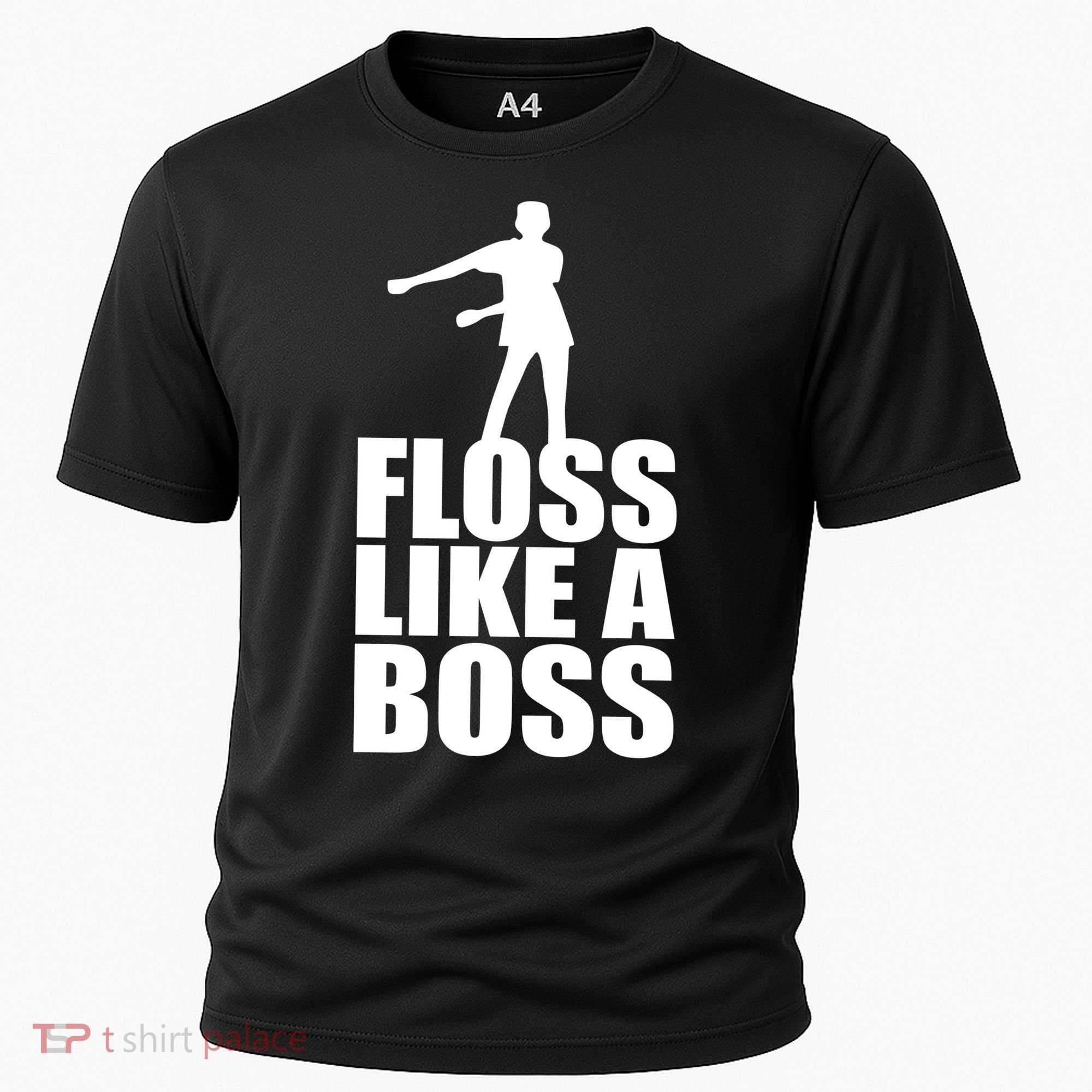Floss Like A Boss Dance Logo Cooling Performance Crew T-Shirt