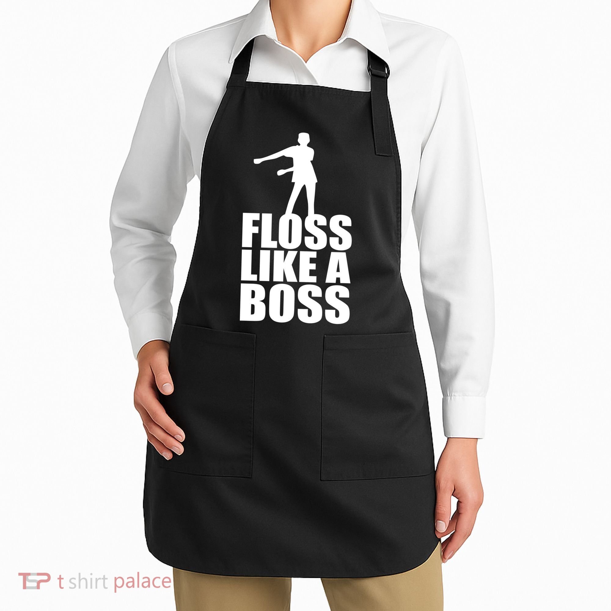Floss Like A Boss Dance Logo Apron
