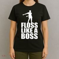 Floss Like A Boss Dance Logo T-Shirt thumb 4