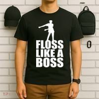 Floss Like A Boss Dance Logo T-Shirt thumb 6