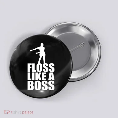 Floss Like A Boss Dance Logo Button