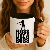 Floss Like A Boss Dance Logo Coffee Mug thumb 3