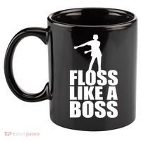 Floss Like A Boss Dance Logo 11oz C Handle Ceramic Mug thumb 2