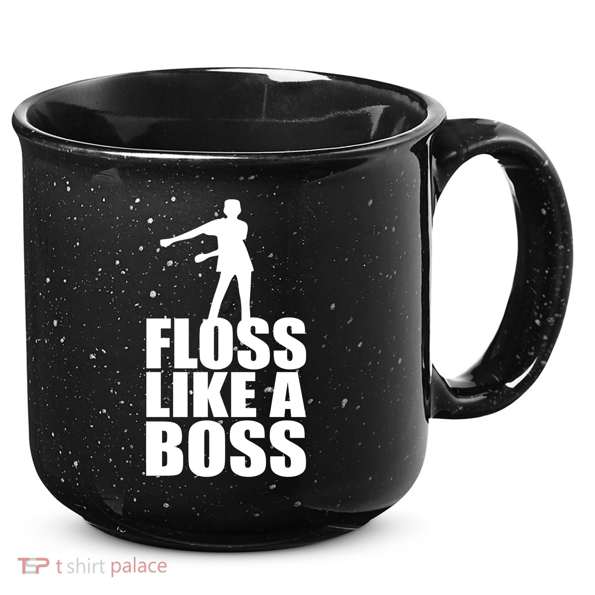 Floss Like A Boss Dance Logo 15oz Campfire Ceramic Mug