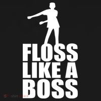 Floss Like A Boss Dance Logo Women's Long Sleeve Flannel Pajama Set  thumb 2