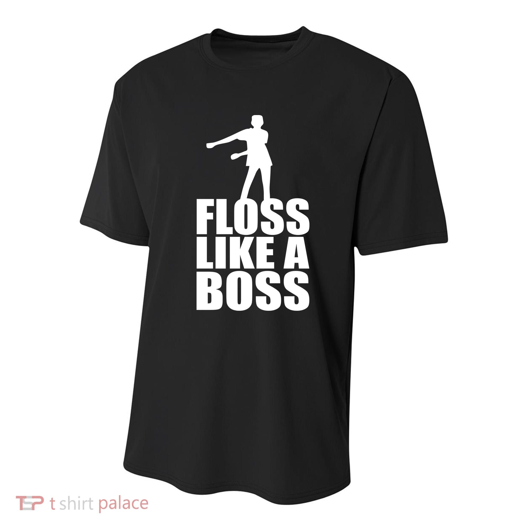 Floss Like A Boss Dance Logo Youth Performance Sprint T-Shirt