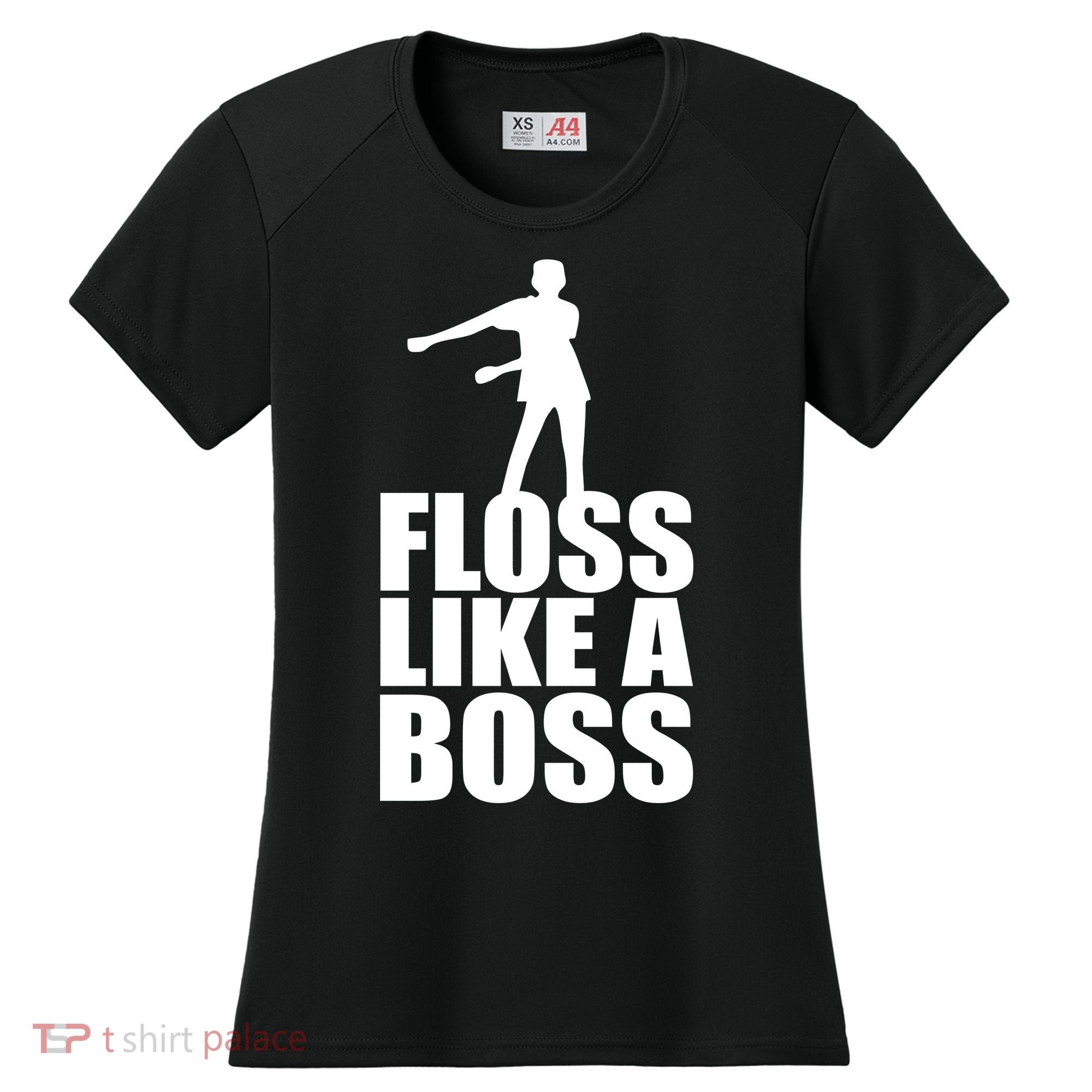 Floss Like A Boss Dance Logo Women's Cooling Performance Crew T-Shirt