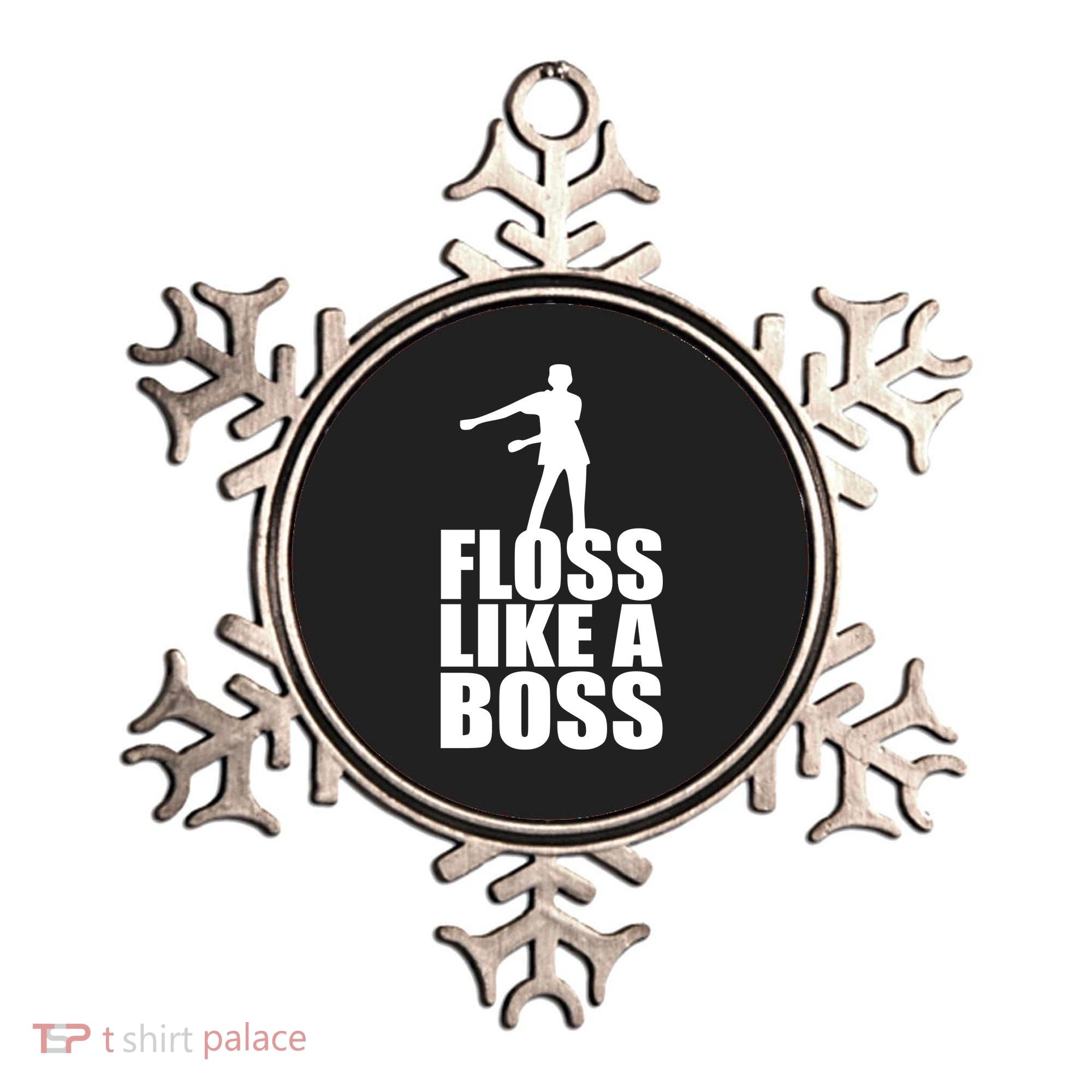 Floss Like A Boss Dance Logo Ornament