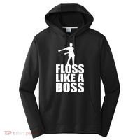 Floss Like A Boss Dance Logo Performance Fleece Hoodie thumb 0