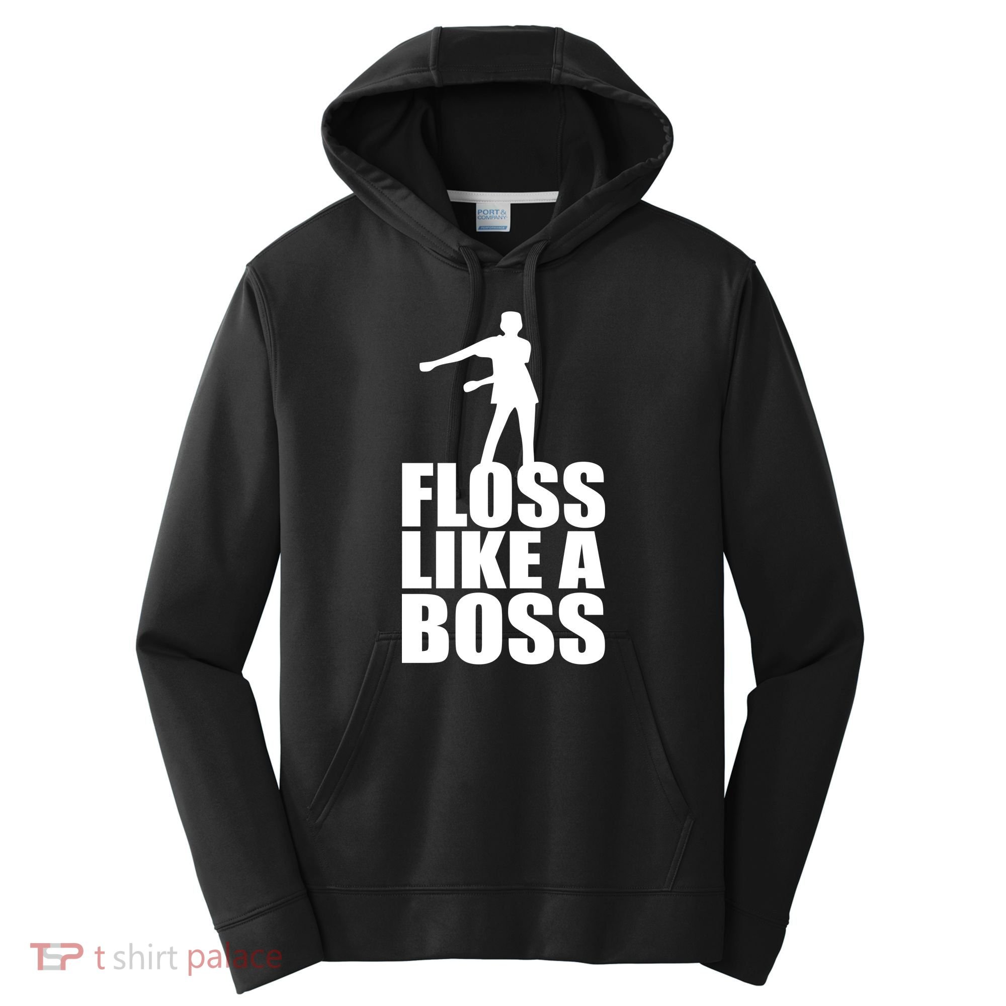 Floss Like A Boss Dance Logo Performance Fleece Hoodie