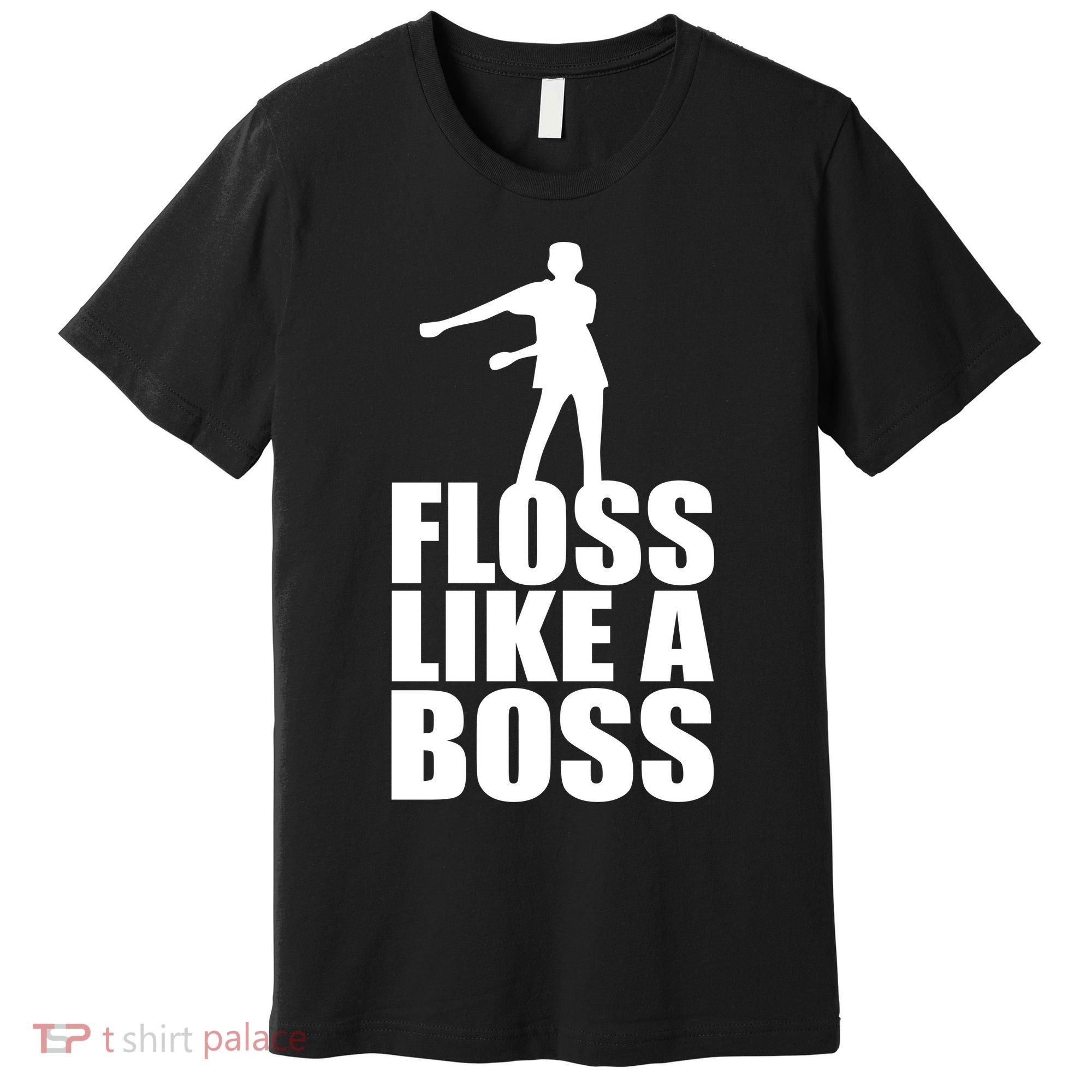 Floss Like A Boss Dance Logo Premium T-Shirt
