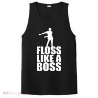 Floss Like A Boss Dance Logo PosiCharge Competitor Tank thumb 0