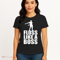 Floss Like A Boss Dance Logo Women's T-Shirt thumb 4