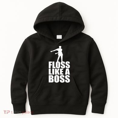 Floss Like A Boss Dance Logo Kids Hoodie